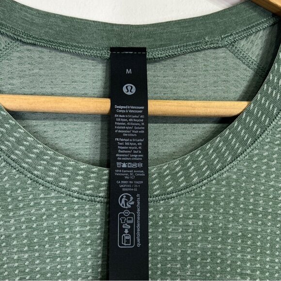 Lululemon NWT Metal Vent Tech Long-Sleeve Shirt Jade Grey / Grey Eucalyptus - Picture 7 of 10